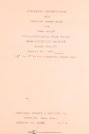 National Broach-National Broach Red Ring, GCL-3", Gear Shaving Finishing Operations Parts Manual-GCL-3"-Red Ring-03